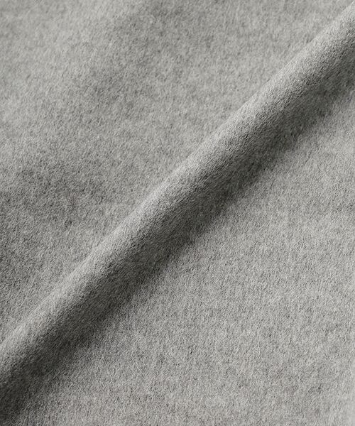 PLAIN PEOPLE / プレインピープル マフラー・ショール・スヌード・ストール | ウールカシミヤダブルクロスジャージ片袖ストール | 詳細6