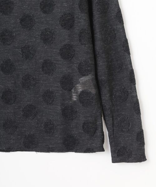 PLAIN PEOPLE / プレインピープル Tシャツ | ドットジャージハイネックTシャツ | 詳細3