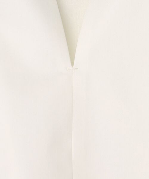 PLAIN PEOPLE / プレインピープル シャツ・ブラウス | コットンラチネ・タイプライターストライプギャザーブラウス | 詳細1