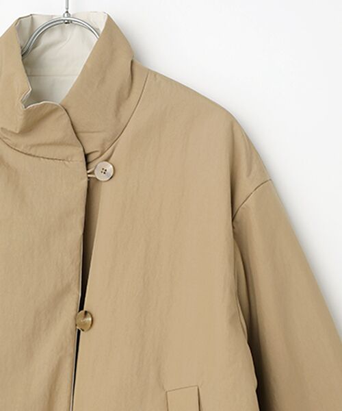 PLAIN PEOPLE / プレインピープル ブルゾン | スーピマナイロンタイプライターパディングショートブルゾン | 詳細2