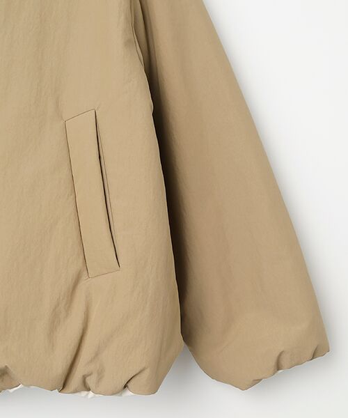 PLAIN PEOPLE / プレインピープル ブルゾン | スーピマナイロンタイプライターパディングショートブルゾン | 詳細3