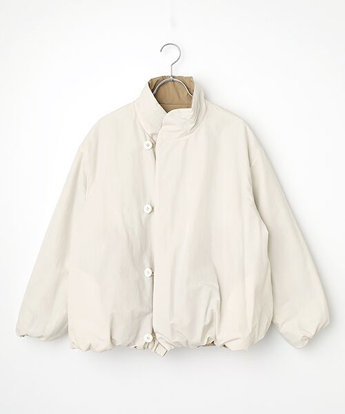 PLAIN PEOPLE / プレインピープル ブルゾン | スーピマナイロンタイプライターパディングショートブルゾン | 詳細5