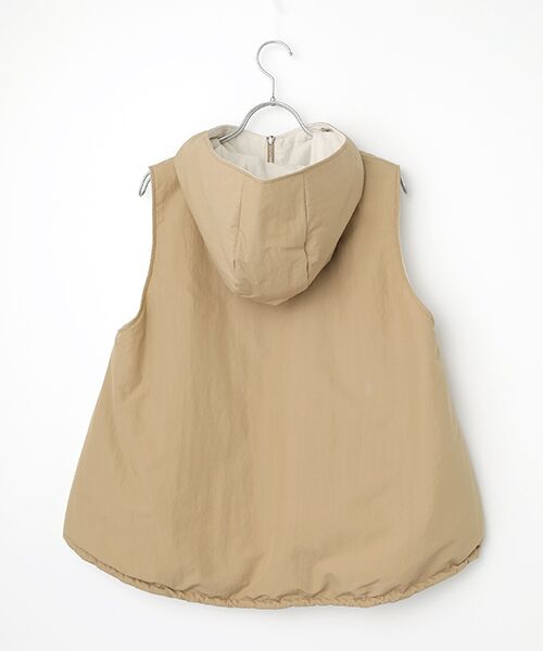 PLAIN PEOPLE / プレインピープル ベスト | スーピマナイロンタイプライターパディングショートベスト | 詳細1