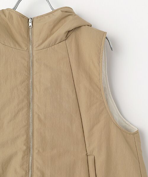 PLAIN PEOPLE / プレインピープル ベスト | スーピマナイロンタイプライターパディングショートベスト | 詳細2