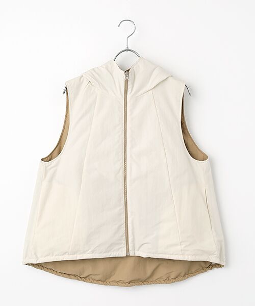 PLAIN PEOPLE / プレインピープル ベスト | スーピマナイロンタイプライターパディングショートベスト | 詳細5