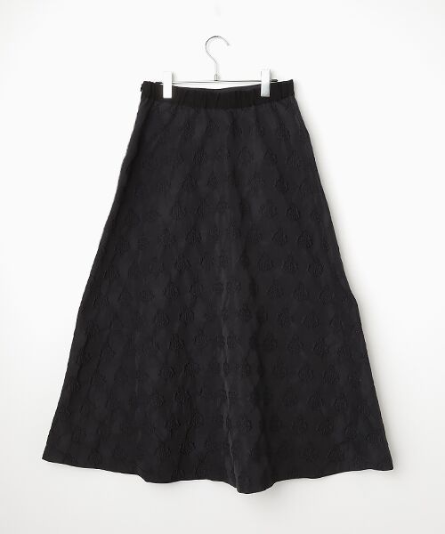 PLAIN PEOPLE / プレインピープル ロング・マキシ丈スカート | オーナメントJQAラインフレアスカート | 詳細1