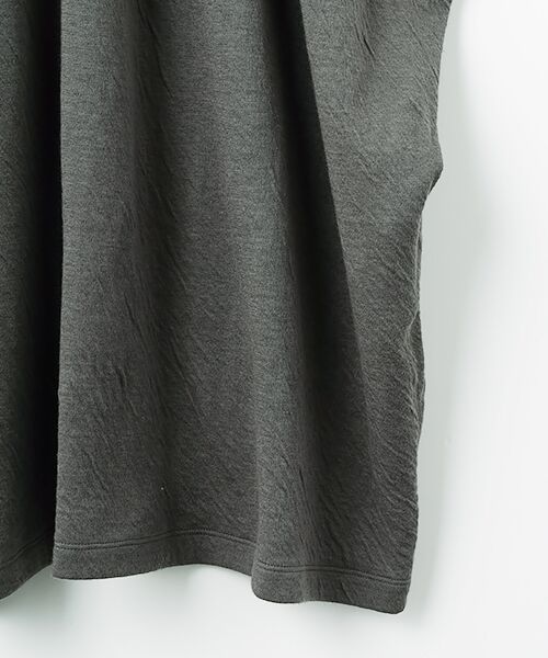 PLAIN PEOPLE / プレインピープル ロング・マキシ丈ワンピース | スーピマカシミヤダブルガーゼロングドレス | 詳細4