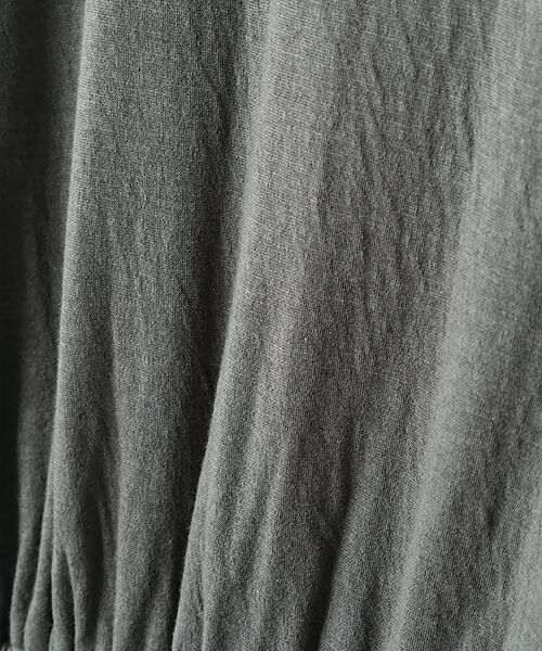 PLAIN PEOPLE / プレインピープル ロング・マキシ丈ワンピース | スーピマカシミヤダブルガーゼロングドレス | 詳細5