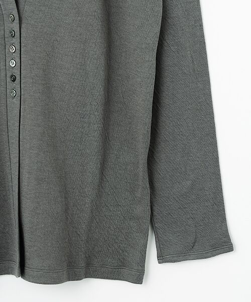 PLAIN PEOPLE / プレインピープル カーディガン・ボレロ | スーピマカシミヤダブルガーゼVネックカーディガン | 詳細3