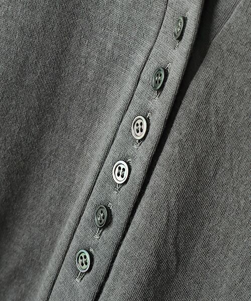 PLAIN PEOPLE / プレインピープル カーディガン・ボレロ | スーピマカシミヤダブルガーゼVネックカーディガン | 詳細4