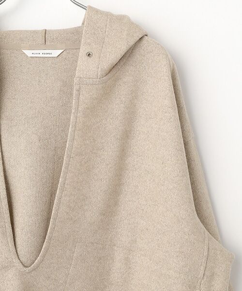 PLAIN PEOPLE / プレインピープル スウェット | マットフィニッシュウールジャージフーディ | 詳細2