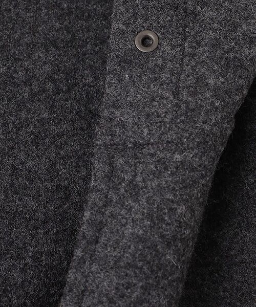 PLAIN PEOPLE / プレインピープル スウェット | マットフィニッシュウールジャージフーディ | 詳細5