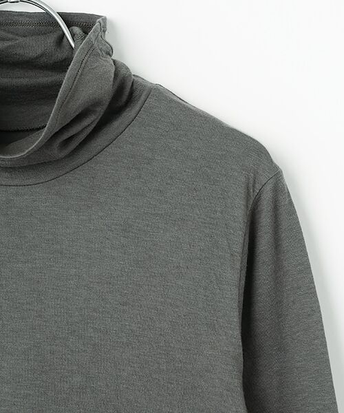 PLAIN PEOPLE / プレインピープル Tシャツ | スーピマカシミヤダブルガーゼロングＴシャツ | 詳細2