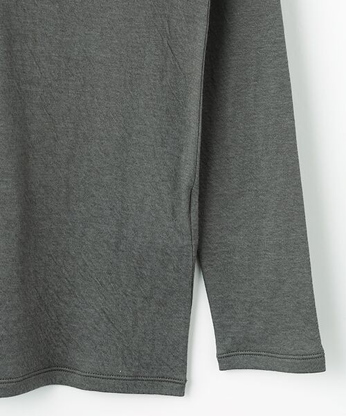 PLAIN PEOPLE / プレインピープル Tシャツ | スーピマカシミヤダブルガーゼロングＴシャツ | 詳細3