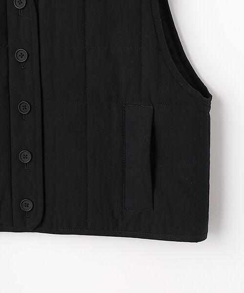 PLAIN PEOPLE / プレインピープル ベスト | コットンキルティングべスト | 詳細4