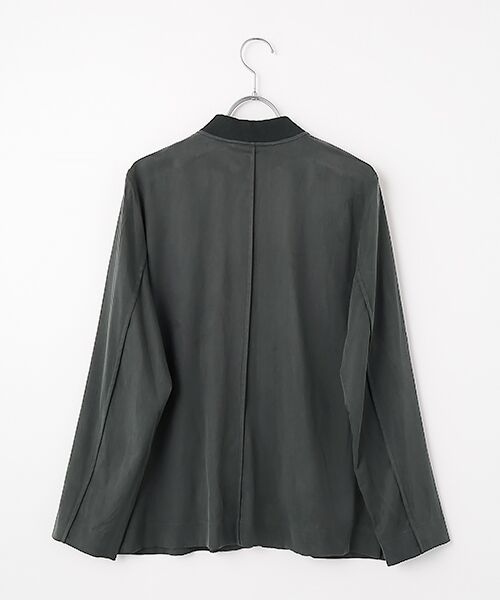 PLAIN PEOPLE / プレインピープル ブルゾン | キュプラストレッチストレートブルゾン | 詳細1