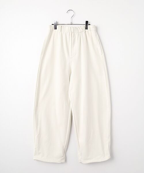 PLAIN PEOPLE / プレインピープル その他パンツ | ソフト裏毛スウェットスラックスパンツ（アイボリー）