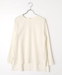 PLAIN PEOPLE / プレインピープル シャツ・ブラウス | キュプラサテンクルーネックブラウス