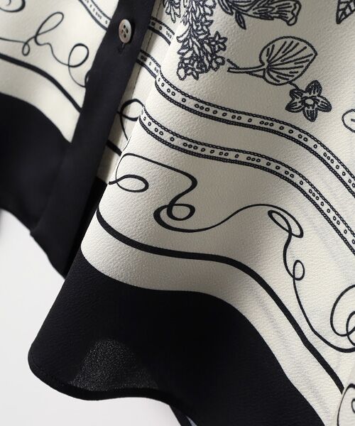 PLAIN PEOPLE / プレインピープル シャツ・ブラウス | パネルプリントブラウス | 詳細5