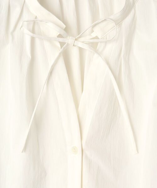 PLAIN PEOPLE / プレインピープル シャツ・ブラウス | チリメンタイプライタースキッパーギャザーブラウス | 詳細1