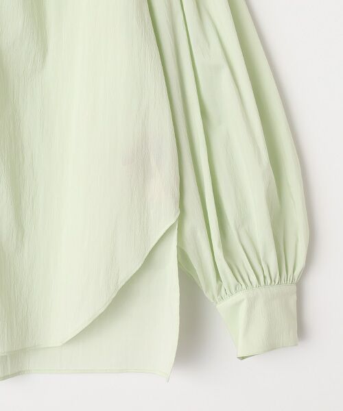 PLAIN PEOPLE / プレインピープル シャツ・ブラウス | チリメンタイプライタースキッパーギャザーブラウス | 詳細4