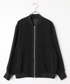 PLAIN PEOPLE / プレインピープル ブルゾン | ウールメッシュスタジアムブルゾン