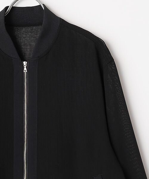 PLAIN PEOPLE / プレインピープル ブルゾン | ウールメッシュスタジアムブルゾン | 詳細2