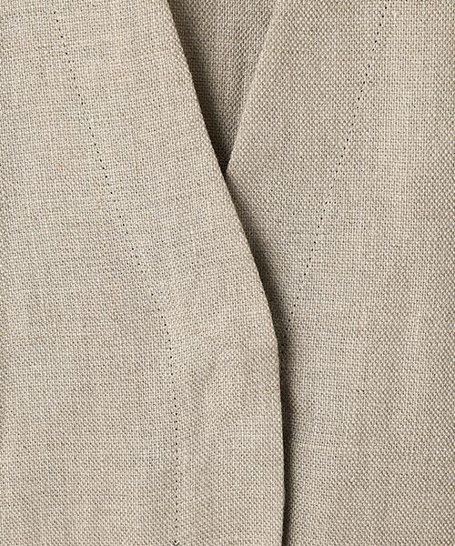 PLAIN PEOPLE / プレインピープル ベスト | リネンオックスデザインベスト | 詳細1
