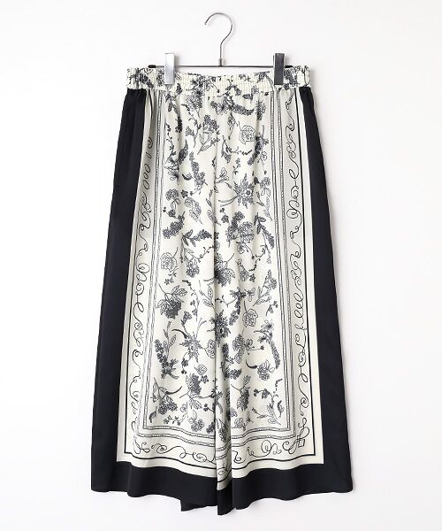 PLAIN PEOPLE / プレインピープル その他パンツ | パネルプリントフレアパンツ（ブラック）