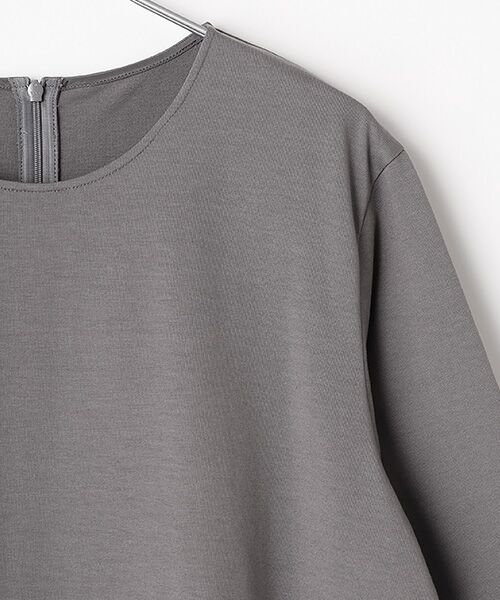 PLAIN PEOPLE / プレインピープル ロング・マキシ丈ワンピース | オーガニックヘビージャージードッキングコクーンドレス | 詳細2