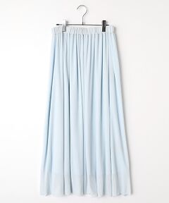 PLAIN PEOPLE / プレインピープル ロング・マキシ丈スカート | シア―ハイツイストフライスギャザースカート