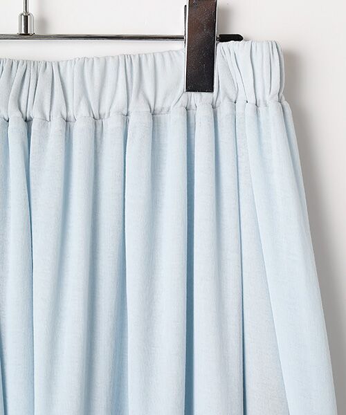 PLAIN PEOPLE / プレインピープル ロング・マキシ丈スカート | シア―ハイツイストフライスギャザースカート | 詳細2
