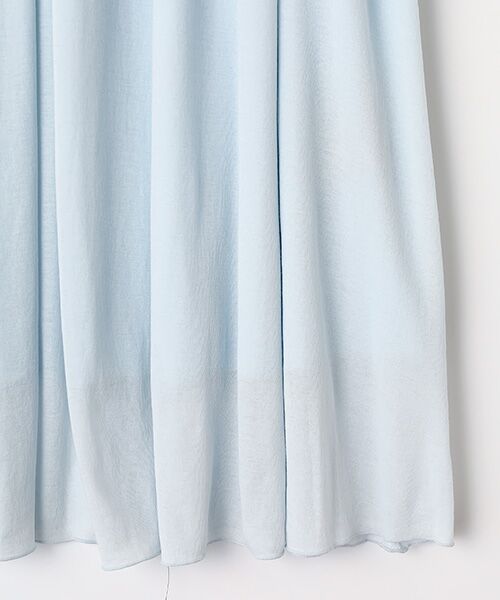 PLAIN PEOPLE / プレインピープル ロング・マキシ丈スカート | シア―ハイツイストフライスギャザースカート | 詳細3