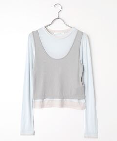 PLAIN PEOPLE / プレインピープル Tシャツ | シア―ハイツイストフライスレイヤードトップス