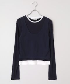 PLAIN PEOPLE / プレインピープル Tシャツ | シア―ハイツイストフライスレイヤードトップス