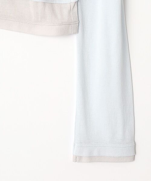 PLAIN PEOPLE / プレインピープル Tシャツ | シア―ハイツイストフライスレイヤードトップス | 詳細4