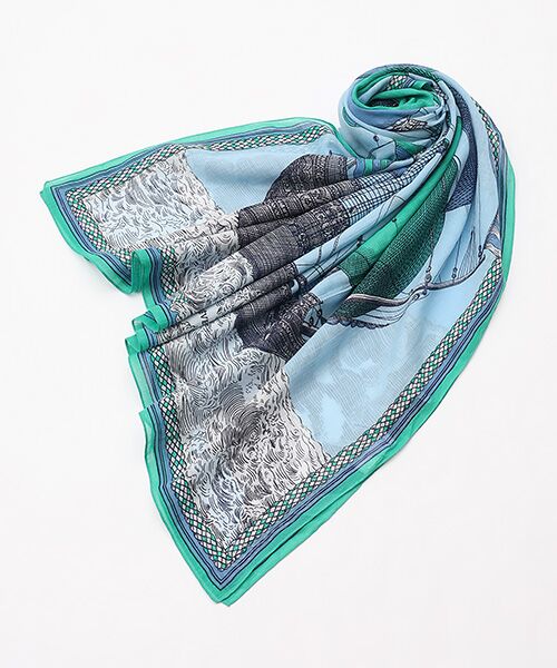 PLAIN PEOPLE / プレインピープル マフラー・ショール・スヌード・ストール | 【INOUI EDITIONS/イヌイエディション】ストール/DES RIVES ET DESREVES | 詳細1