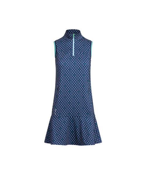 Rlx ポルカドット クォータージップ ゴルフ ドレス ミニ丈 ひざ丈ワンピース Polo Golf Rlx ポロ ゴルフ Rlx ファッション通販 タカシマヤファッションスクエア