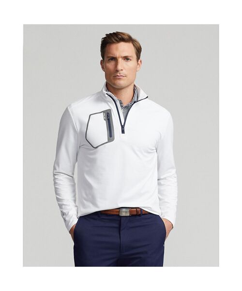 POLO GOLF / RLX / ポロ ゴルフ / RLX カットソー | （RLX）ラグジュアリー ジャージー プルオーバー（100ホワイト）