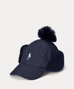 POLO GOLF / RLX / ポロ ゴルフ / RLX キャップ | （POLO GOLF）ロゴ キルテッド ポンポン キャップ