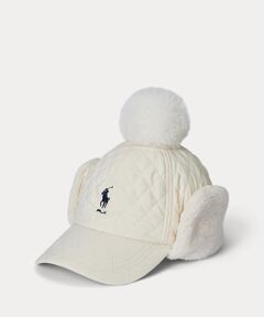 POLO GOLF / RLX / ポロ ゴルフ / RLX キャップ | （POLO GOLF）ロゴ キルテッド ポンポン キャップ
