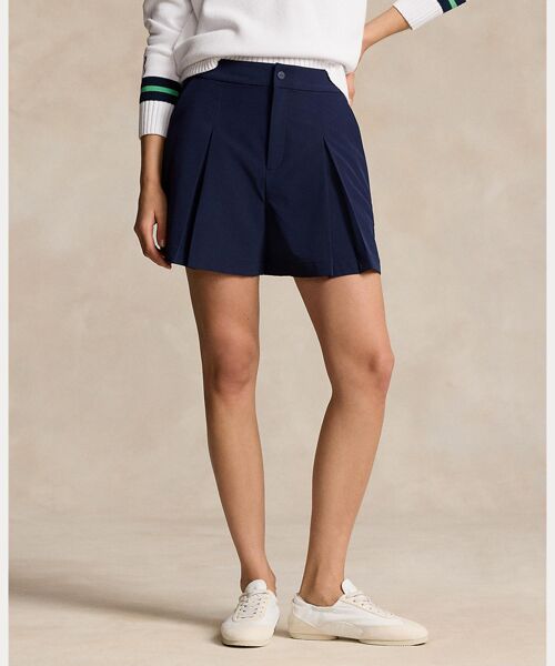 POLO GOLF / RLX / ポロ ゴルフ / RLX ショート・ハーフ・半端丈パンツ | （RLX）4ウェイストレッチ プリーテッド ショートパンツ | 詳細2