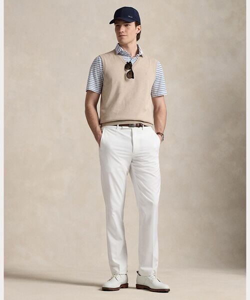 ✿ POLO GOLF メンズ ベストアイボリー XL 美品 セール】 （POLO GOLF）パフォーマンス コットンブレンド