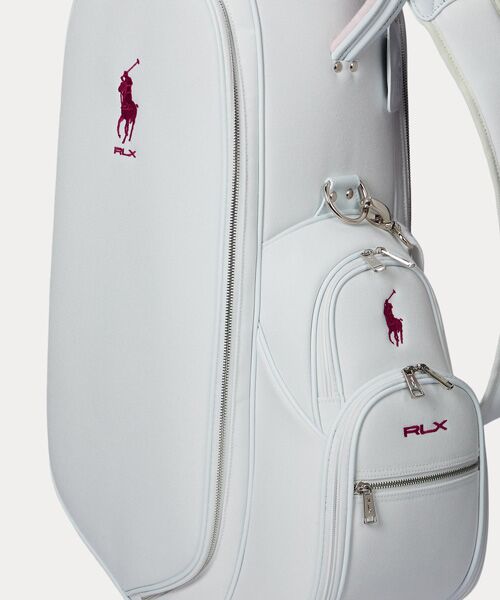 POLO ゴルフバッグ・キャディバッグ ホワイト RLX）Big Pony ゴルフ バッグ （スポーツグッズ）｜POLO GOLF