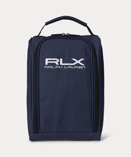 ゴルフバッグ　シューズバック　ポロシャツ×３枚 RLX）エンブロイダリー ロゴ ゴルフ シューズ バッグ （スポーツ