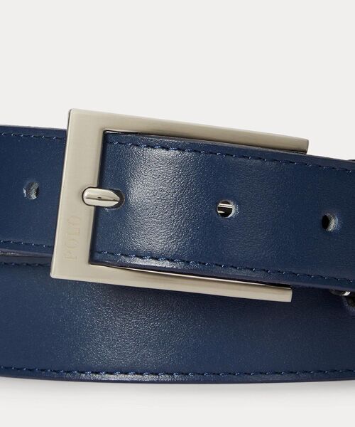 POLO GOLF / RLX / ポロ ゴルフ / RLX ベルト・サスペンダー | （RLX）シグネチャー ポニー レザー ベルト | 詳細1