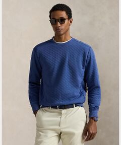 POLO GOLF / RLX / ポロ ゴルフ / RLX スウェット | （RLX）キルテッド ダブルニット クルーネック スウェットシャツ