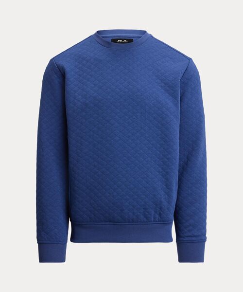 POLO GOLF / RLX / ポロ ゴルフ / RLX スウェット | （RLX）キルテッド ダブルニット クルーネック スウェットシャツ | 詳細1