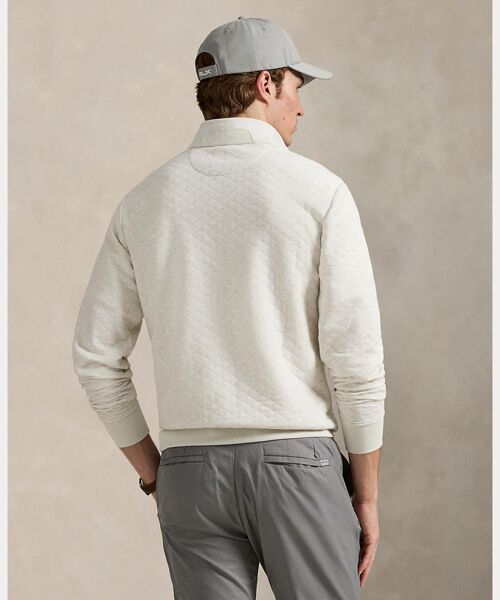 POLO GOLF / RLX / ポロ ゴルフ / RLX スウェット | （RLX）キルテッド ダブルニット モックネック スウェットシャツ | 詳細3
