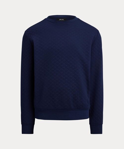 POLO GOLF / RLX / ポロ ゴルフ / RLX スウェット | (RLX)キルテッド ダブルニット クルーネック スウェットシャツ | 詳細1